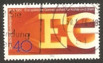 Stamps Germany -  25 anivº de la comunidad europea del carbón y el acero