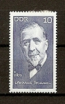 Stamps Germany -  Personalidades / Heinrich Mann / DDR