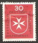 Sellos de Europa - Alemania -  460 - Cruz de la Orden de Malta