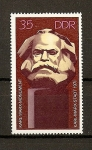Sellos de Europa - Alemania -  Monumento de Karl Marx / DDR