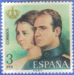 Stamps Spain -  ESPANA 1975 (E2304)Proclamacion de D Juan Carlos I como Rey de Espana 3p