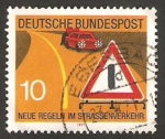 Stamps Germany -  nuevas señales de trafico, señalizacion en panel
