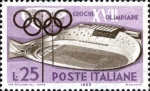 Stamps Italy -  JUEGOS DE LA XVII OLIMPIADA