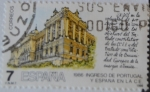 Stamps : Europe : Spain :  Ingreso de Portugal y España en la C.E.