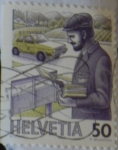 Stamps : Europe : Switzerland :  Helvetia 