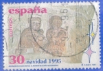 Sellos de Europa - Espa�a -  1995 ESPANA (E3402) Navidad - Adoracion de los Reyes Capitel de S M de Elines Cantabria 30p 