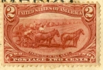 Stamps United States -  Farming in the West