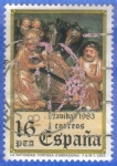 Stamps Spain -  1983 ESPANA (E2729) Navidad - La Natividad Tortosa Tarragona 16p INT