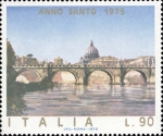 Stamps Italy -  PONTE SAN ANGELO EN ROMA