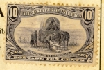 Stamps United States -  Hardships of emigration 
