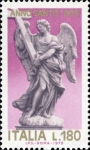 Stamps : Europe : Italy :  AÑO SANTO"statua di angelo del ponte sant"ANGELO"