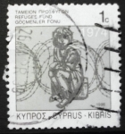 Sellos de Asia - Chipre -  Refugiados