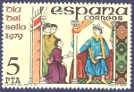 Stamps Spain -  Edifil 2526 Día del sello 1979 5 NUEVO