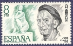 Stamps Spain -  Edifil 2457 José Clara 8 NUEVO