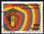 Stamps Italy -  Italia 1990 Scott 1801a Sello Campeonato Mundial de Futbol Belgica usado 