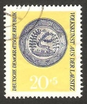 Stamps Germany -  1215 - Arte popular nacional de Lusace