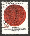 Sellos de Europa - Alemania -  V centº  de la universidad de tubingen, escudo de la universidad