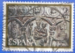 Stamps Spain -  1974 ESPANA (E2217) Navidad - El Nacimiento de Renato de Valdivia 2p 6 INT
