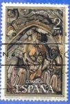 Stamps : Europe : Spain :  1969 ESPANA (E1945) Navidad - Nacimiento Catedral de Gerona 2p 2 INT