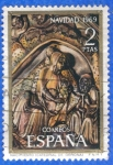 Sellos del Mundo : Europa : Espaa : 1969 ESPANA (E1945) Navidad - Nacimiento Catedral de Gerona 2p