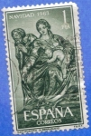 Stamps Spain -  1963 ESPANA (E1535) Navidad - Nacimiento de Berruguete 1p
