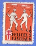 Stamps Spain -  1956 por identificar navidad