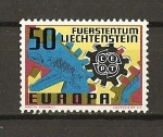 Stamps Europe - Liechtenstein -  Tema Europa