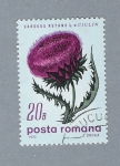 Stamps Romania -  Carduus Nutans
