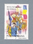 Stamps : Europe : Romania :  Revolución Popular