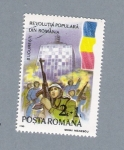 Stamps : Europe : Romania :  Revolución Popular