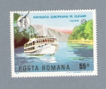 Sellos de Europa - Rumania -  Navigatia Europeana pe dunare