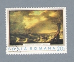 Stamps Romania -  Cuadro