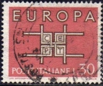 Stamps Italy -  Italia 1963 Scott 880 Sello Serie Europa usado