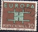 Sellos de Europa - Italia -  Italia 1963 Scott 881 Sello Serie Europa usado