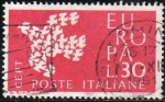 Sellos de Europa - Italia -  Italia 1961 Scott 845 Sello Serie Europa usado