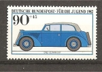 Stamps Germany -  Vehiculos historicos del museo de Munich.