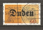 Stamps Germany -  100 Aniversario de los primeros diccionarios de Conrad Duden.