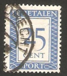 Stamps Netherlands -  cifra