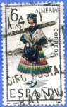 Stamps Spain -  ESPANA 1967 (E1770) Trajes tipicos espanoles - Almeria 6p 2 INTERCAMBIO