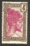 Stamps Madagascar -  163 - Jefe Sakalave