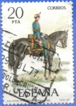 Stamps Spain -  ESPANA 1977 (E2385) Uniformes militares 20p 2