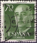 Stamps Spain -  Franco