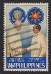 Stamps Philippines -  Visita de Dwight D. Eisenhower a Filipinas.