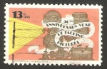 Stamps United States -  50 anivº del cine hablado, primer proyector