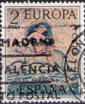 Stamps : Europe : Spain :  Mosaico romano (Merida)