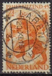 Stamps Netherlands -  Holanda 1945 Scott 277 Sello Leon y Dragon usado Netherland
