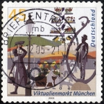 Stamps : Europe : Germany :  Mercado