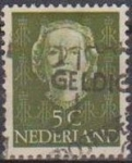 Sellos de Europa - Holanda -  Holanda 1949 Scott 306 Sello Reina Juliana usado Netherland