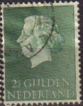 Stamps Netherlands -  Holanda 1954-57 Scott 362 Sello Reina Juliana usado Netherland 