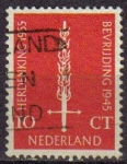 Sellos de Europa - Holanda -  Holanda 1955 Scott 367 Sello Espada Flameante usado Netherland